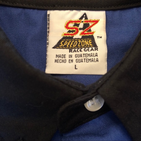 🐸 SPEED ZONE Button Up Race Shirt - Picture 3 of 3